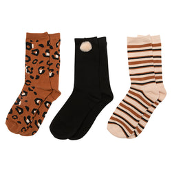 Cheetah Socks - Pack of 3