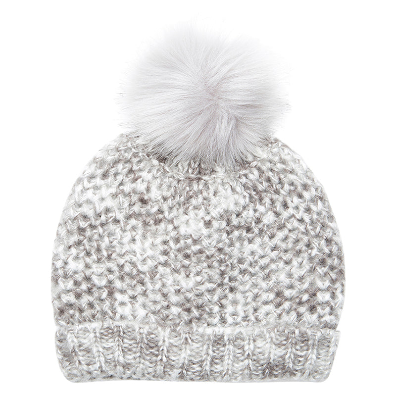 Marled Beanie with Pom