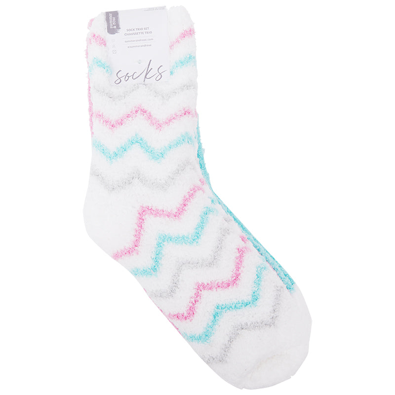 Pastel Cozy Socks - Pack of 3