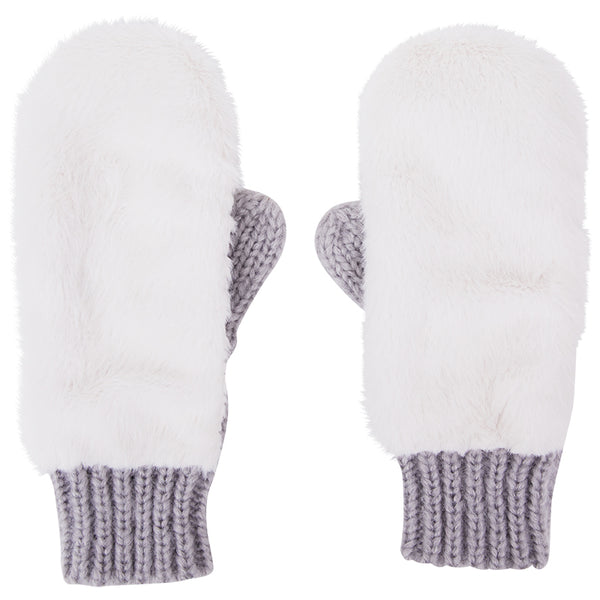 Faux Fur Mittens