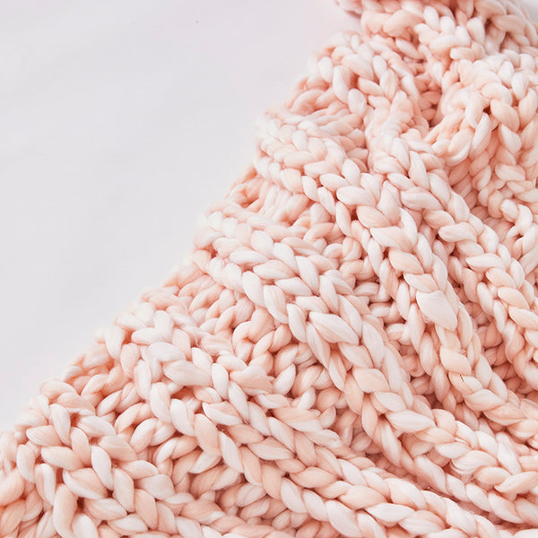 Mia Knitted Throw Knit Blanket Summer Rose – Summer and Rose