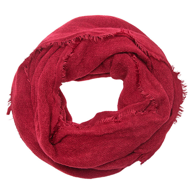 Burgundy Oversized Scarf