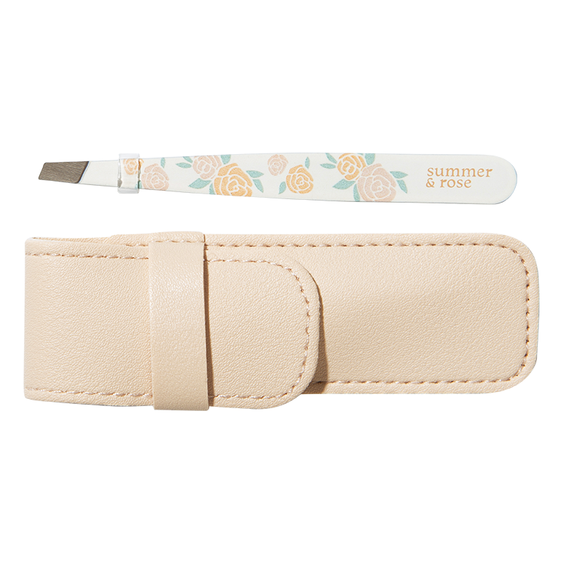 Rose Tweezer with Pouch