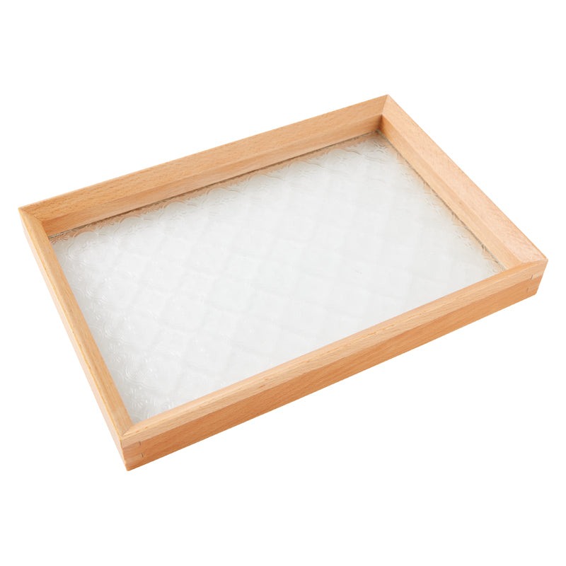 Textured Glass Catchall Tray